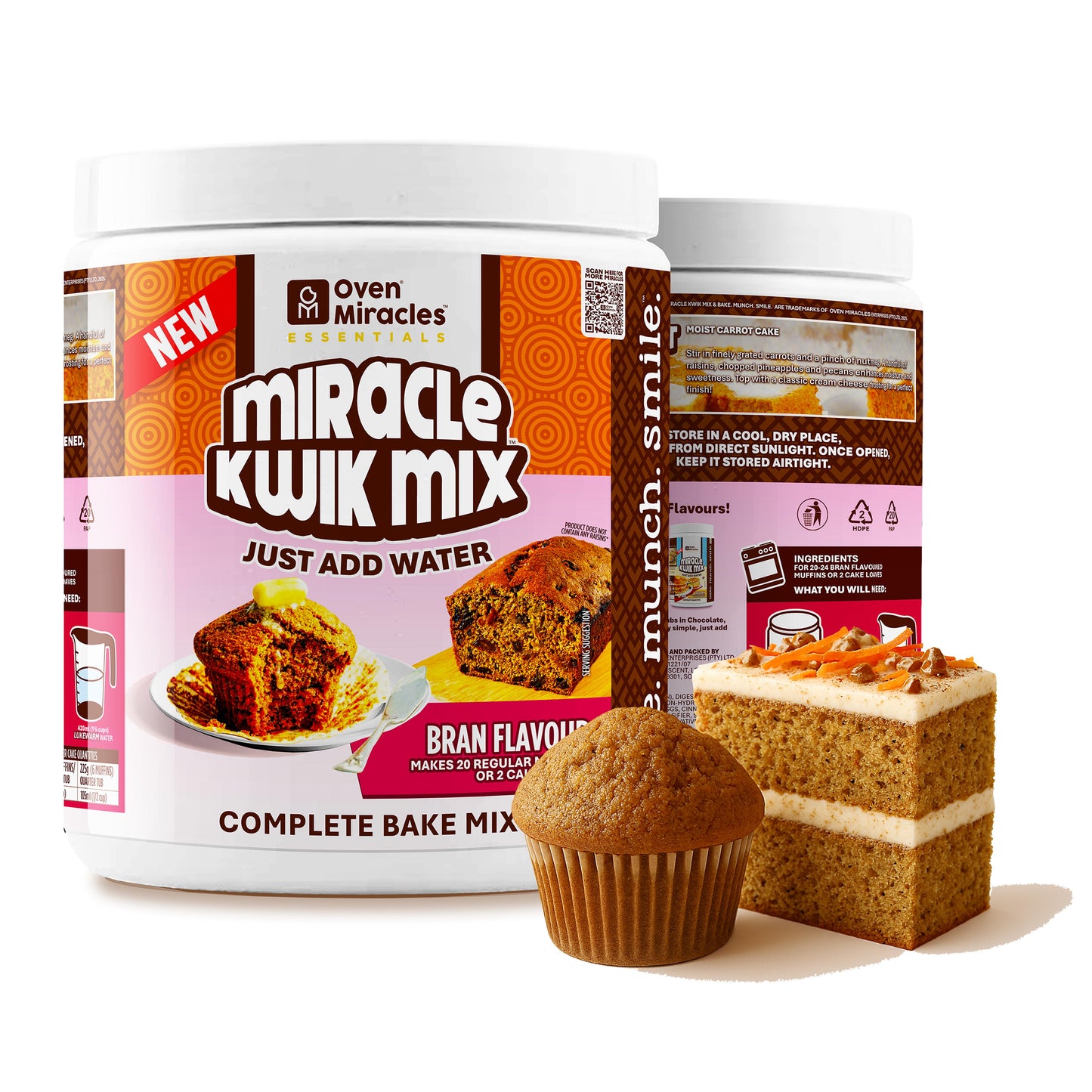 Miracle Kwik Mix - Bran Flavour 900g