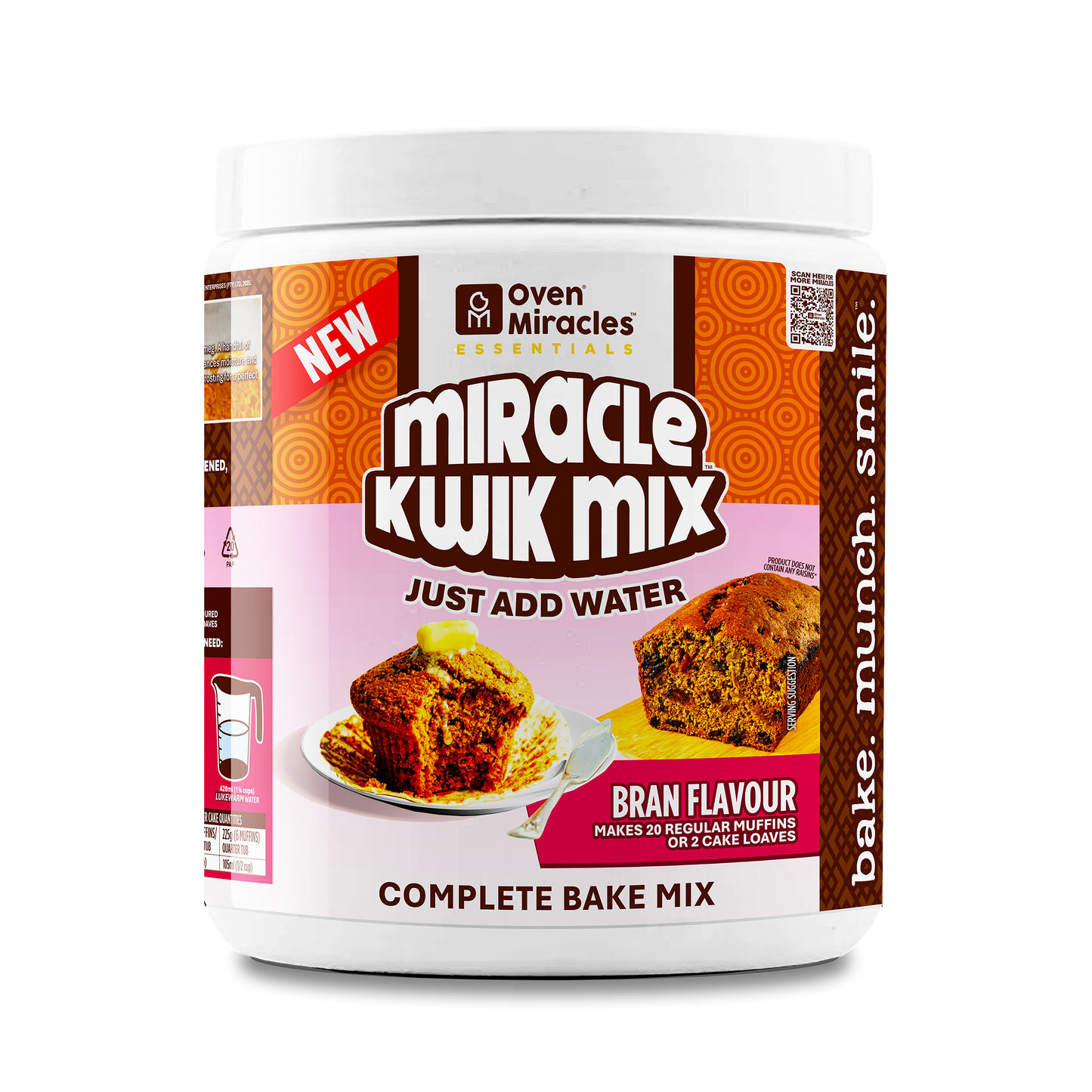Miracle Kwik Mix - Bran Flavour 900g