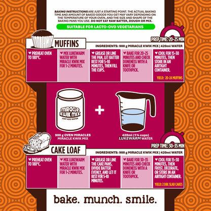 Miracle Kwik Mix - Bran Flavour 900g
