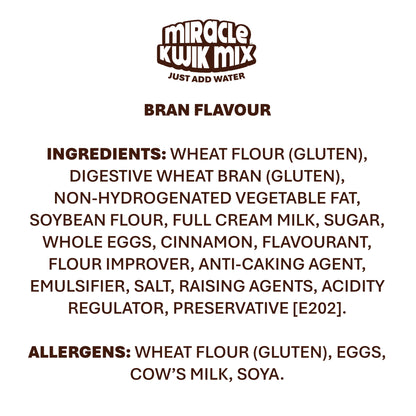 Miracle Kwik Mix - Bran Flavour 900g