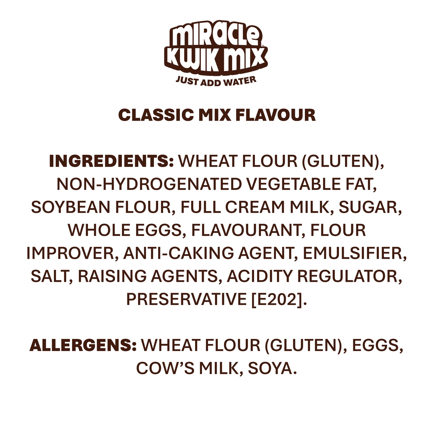 Miracle Kwik Mix - Classic Mix Flavour 900g